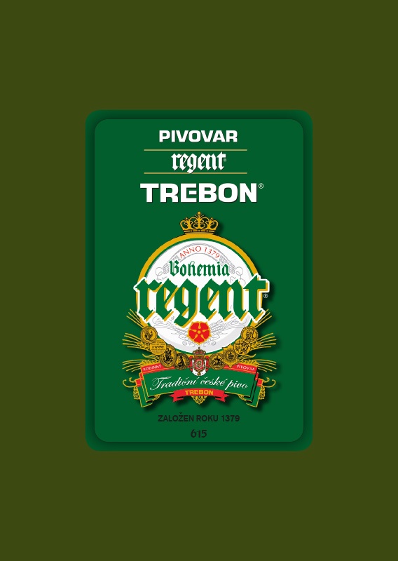 Magnetka MI Třeboň Pivovar Regent Logo  C-TRM 615