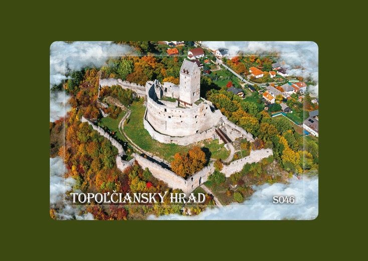 Magnetka MM Topoľčiansky hrad letecká  FNTHU 046