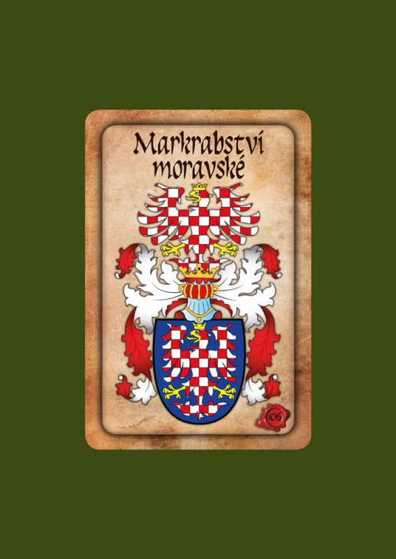 Magnetka ME Markrabství moravské  G-MMM-106