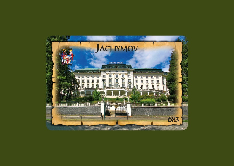 Magnetka MI Jáchymov Radium Palace  K-JAM 683