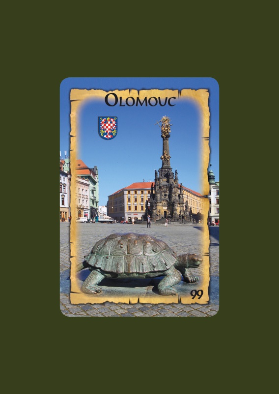 Magnetka MI Olomouc Náměstí s želvou  M-OLM 099
