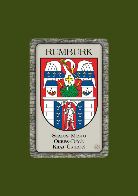 Magnetka MZ Rumburk městský znak  U-RUM-046